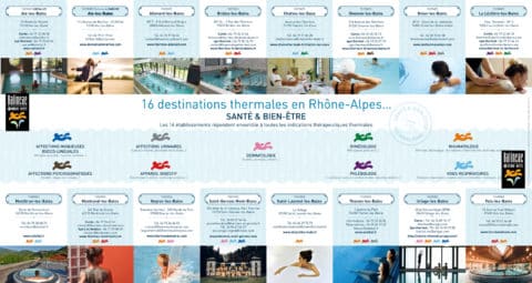 Balineae by Rhône-Alpes, 15 destinations Mieux-être thermal